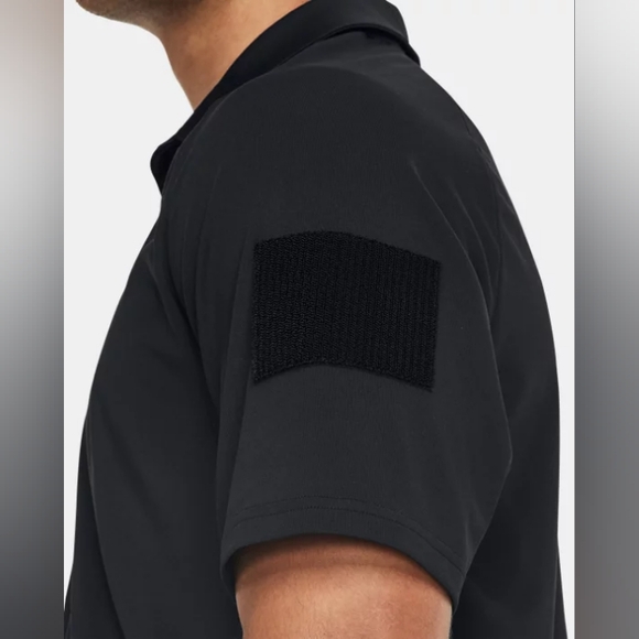 🆕UA Tac Elite Polo Shirt in Black Tactical Gear Uniforms Mens Size Large - Picture 6 of 7